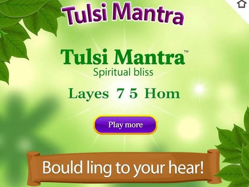 Tulsi Mantra Spiritual Bliss Game Screenshot